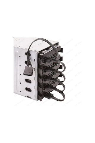 Hdd/Ssd Için 4Pin Ide Molex To 5 X 15Pin Sata Güç Kablosu