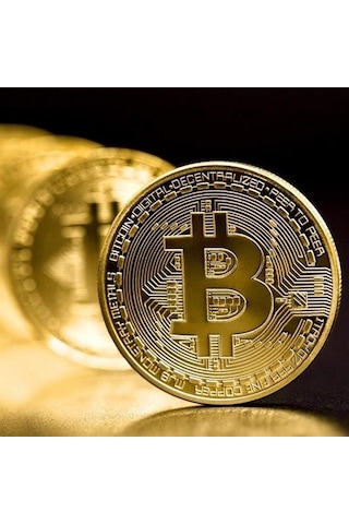 Bitcoin Madeni Hatıra Parası Madeni Bitcoin Hediye Sikke Para 52