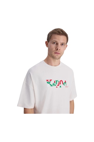 Kappa Erkek Comfort Fit T-shirt Gri