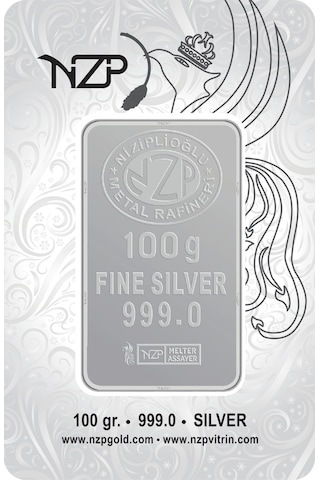 Nzp Gold Gümüş Külçe 100 Gram