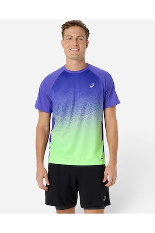 Asics Road Fade Ss Top Erkek Mor Kısa Kollu Tshirt 2011d512-401