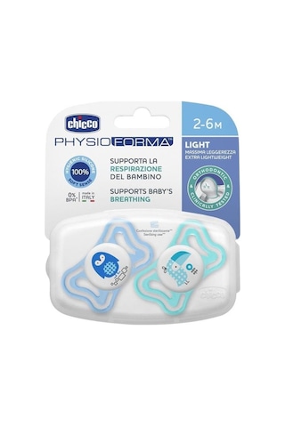Chicco Pyhsio Light Silikon Emzik 2Li 2-6 Ay Erkek