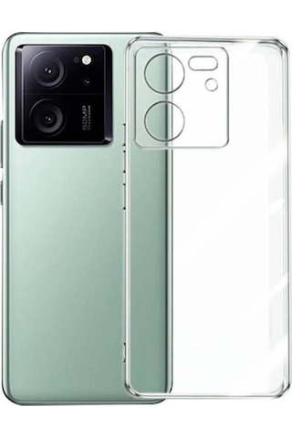 Xiaomi Mi 13t Pro Kılıf Nano Oleofobik Özellikli Sert Arka Yüzey Zore Droga Kapak Renksiz