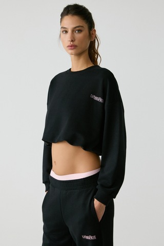 Urban Beat Mıcha Kadın Siyah Sweatshirt Siyah