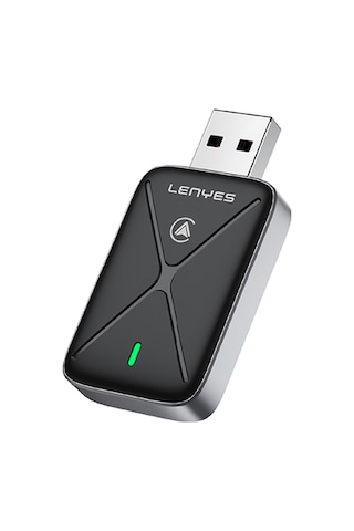 Wireless Transmitter Adaptör Lenyes Lcp01 Usb Bluetooth 5.0 Siyah