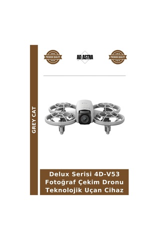 Delux Serisi 4d-v53 Fotoğraf Çekim Dronu Teknolojik Uçan Cihaz