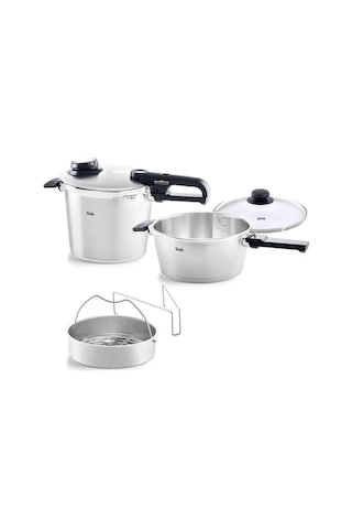 Fissler Vitavit Premium Mat Düdüklü Tencere Seti 6 + 3.5 L