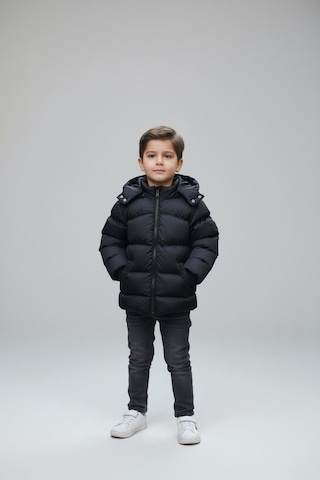 Benitto Kids Erkek Bebek Şişme Mont 51374 Siyah