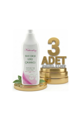 Naturalive Sıvı Oksi Leke Çıkarıcı 3x1000 Ml