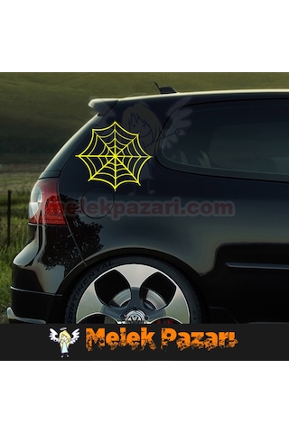 Örümcek Ağı Oto Sticker