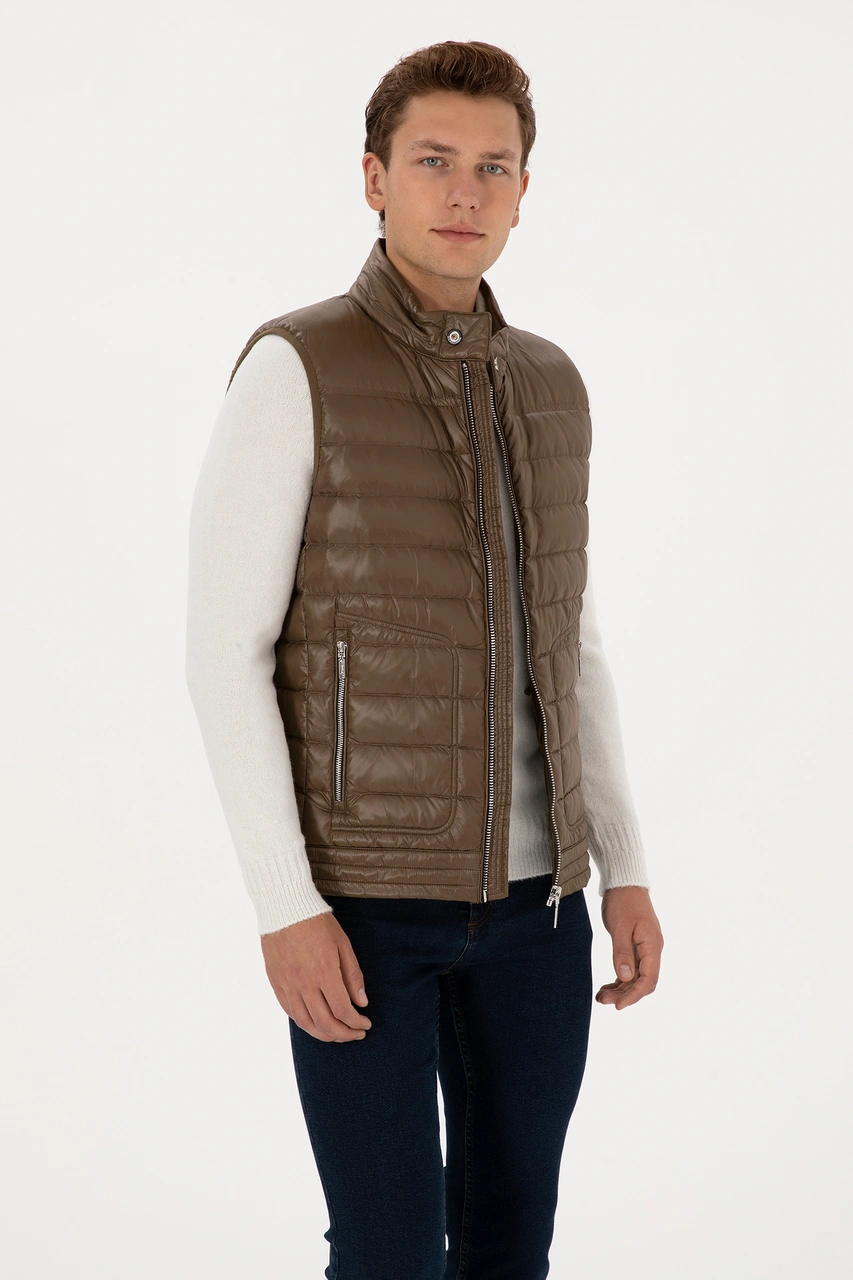 U.s. Polo Assn. Erkek Haki Yelek Dokuma 50310306-vr027 Haki