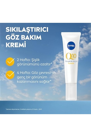Nıvea Q10 Power Kırışıklık Karşıtı Göz Kremi 15 Ml X 2 Adet