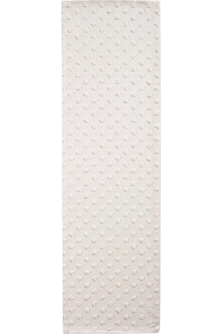 Bej Dokulu Runner 45x150 Cm