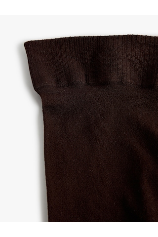 Koton 40 Den Korseli Külotlu Çorap Kahverengi 6wak81070aa Kahve