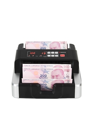 Baove Gb4100 Para Sayma Makinesi Ve Sahte  Para Yakalama - Adet Sayım - Tl - Euro – Usd