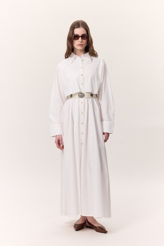 Desen Tokalı Korse Kemer Ekru Ss25kmr00006-02 Ekru