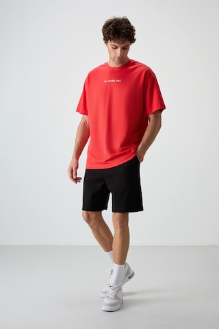 Air Jones Tommy Life Siyah Pamuklu Kalın Yumuşak Dokulu Comfort Fit Basic Erkek Şort - 81274 Siyah