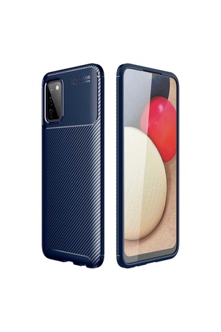 Zore Galaxy Uyumlu A03s Kılıf Negro Silikon Kapak - Lacivert Lacivert