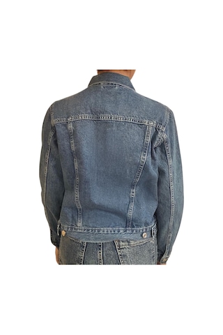 Gap V-ıcon Jkt Med Sage Kadın Ceket Mavi