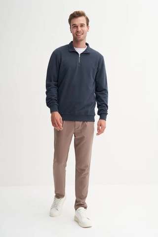 Cazador Caz 53470 Dik Yk. Sweat Erkek Soft Blue 26kc53470 Mavi