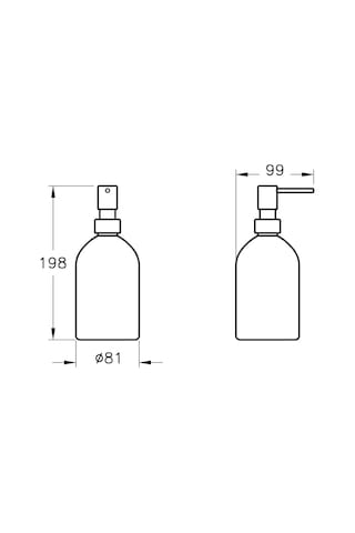 VitrA Origin Sıvı Sabunluk Mat Siyah A4489136