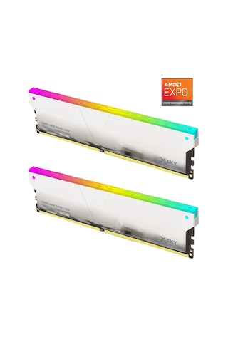 V-color Manta Xsky Rgb 32gb 2x16gb Ddr5 6400mhz Cl32 Amd Expo Beyaz