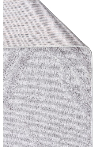 Nora Nr03 Etnik Örgü Desenli Gri Modern İskindinav Salon Halısı Hav Toz Vermez Yumuşak Dokulu