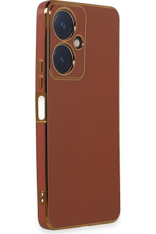 Gld-spt- Newface Vivo Y27 Kılıf Volet Silikon - Kırmızı