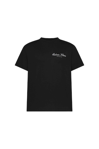 Calvin Klein Erkek Ck Yazı Detay Kısa Kol Bisiklet Yaka Siyah T-shirt Lv04rf822g-ub1-13078 Siyah