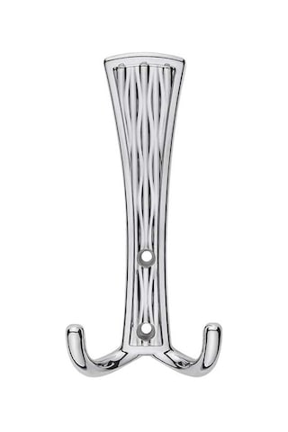 Troy Portmanto Vestiyer Duvar Dolap Elbise Askısı Krom Metal Mobilya Kapı Askılığı Askılık 4 Adet Krom