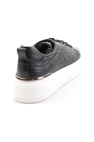Bambi Kahve Hakiki Deri Erkek Sneaker E01398071043 Kahve