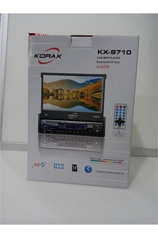 Korax Kx-9710 Oto Teyp 7 Inçh Indash Usb Bluetooth Play Oto Teyp