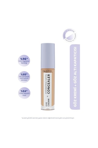 Pastel Eye Cream + Hydrating Satın Concealer 66 Deep Medium