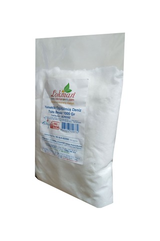 Lokman Yemeklik Öğütülmüş Deniz Tuzu Beyaz 1 KG