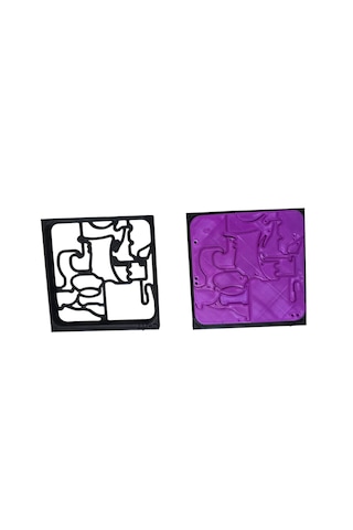 Montessori Mor 3d Hayvan Figürlü Puzzle 18 Parça Zeka Oyunu