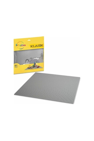 Classic Gri Zemin Plakası 25 25 Cm Sert Taban İle Uyumlu Yapı Blok Platformu
