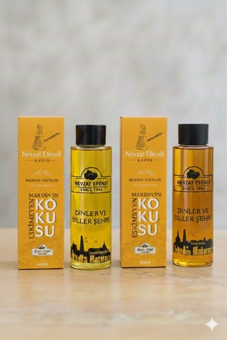 Nevzat Efendi Sarı Kolonya + Tütün Kolonyası Mardin Hatırası Özel Set 2 x 400 ML