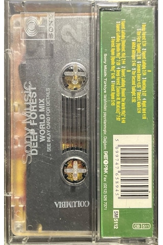 Plak Değildir Kaset Tir Kaset Deep Forrest World Mix Kaset