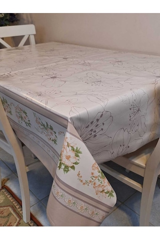 Elyaflı Pvc Masa Örtüsü Modern, Dayanıklı, Silinebilir Ve Şık Görünüm Mrl118a Bej