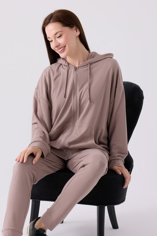 Arnetta Kadın Kahverengi Pijama Takımı Ar3111-s-v2 Kahverengi