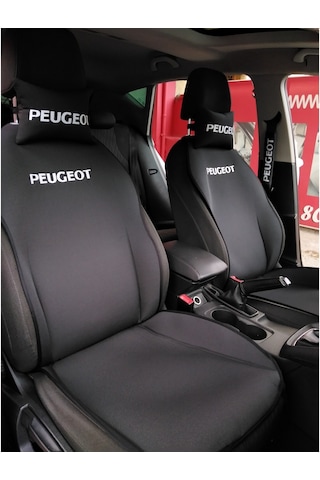 Peugeot Nakışlı Ön Ikili Oto Koltuk Kılıfı