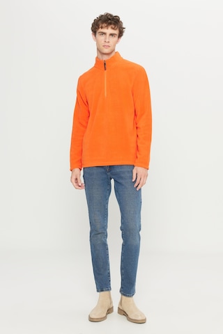 AC&Co / Altınyıldız Classics Anti-Pilling Tüylenme Yapmayan Bato Yaka Erkek Polar Sweatshirt 4A5221100016TRNXXL Turuncu