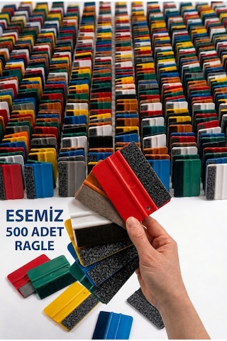 Keçeli Ragle Folyo Cam Filmi Duvar Kağıdı Ppf Raglesi Çizmez Kabarcık Bırakmaz 500adet