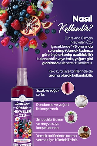 Orman Meyveleri Özü 640 Gr