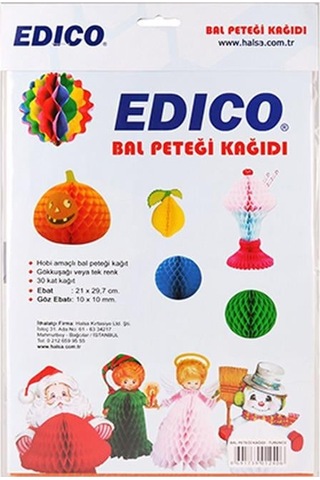 Edico Bal Peteği Kağıdı Açık Yeşil