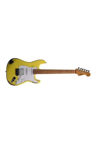 Lea Rlc-100 Ylw Limited Edition Heavy Relic Elektro Gitar Yellow