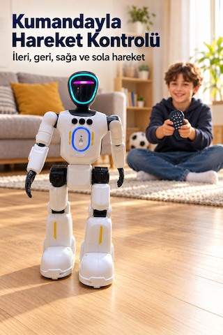 Zenvia Programlanabilir Robot Oyuncak Kumandayla Komut Kaydetme Özellikli Znv2026