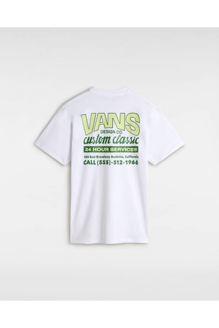 Vans Shop Front Erkek Tişört Vn000m60wht1 Beyaz