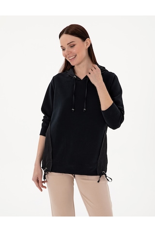 Pierre Cardin Kadın Siyah Sweatshirt 50306841-vr046 Siyah