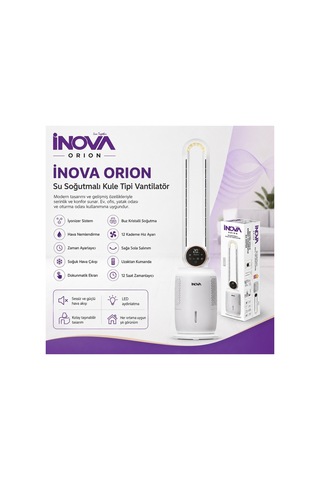 Orion Su Soğutmalı Kule Tipi Vantilatör Beyaz
